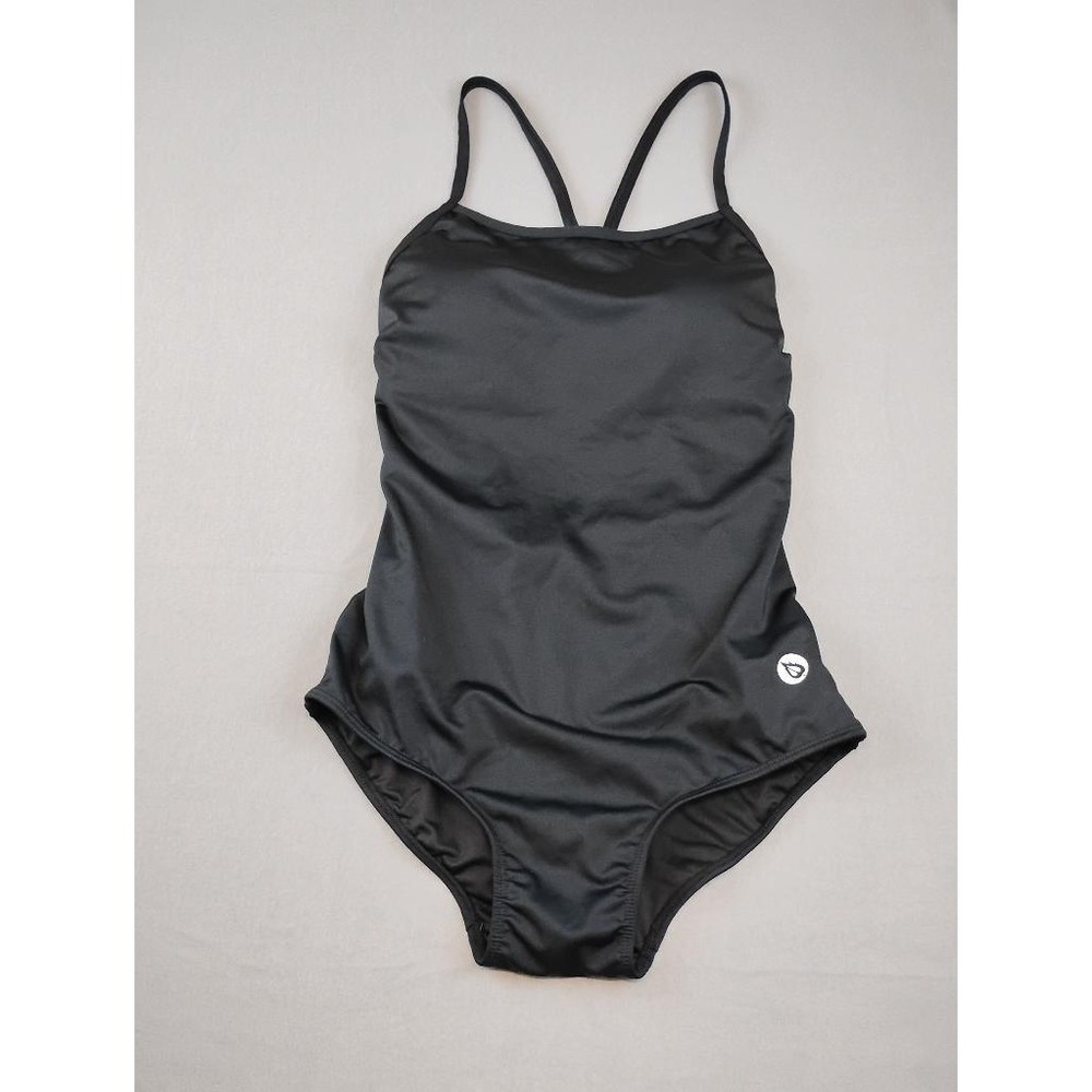 Baleaf Women's Black One Piece Swimsuit Athletic Training Racerback Size 36